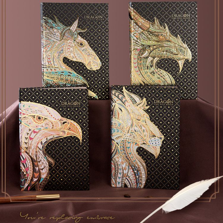 A5 Hardcover Notebooks with Embossed Dragon Designs | Sunyale OEM