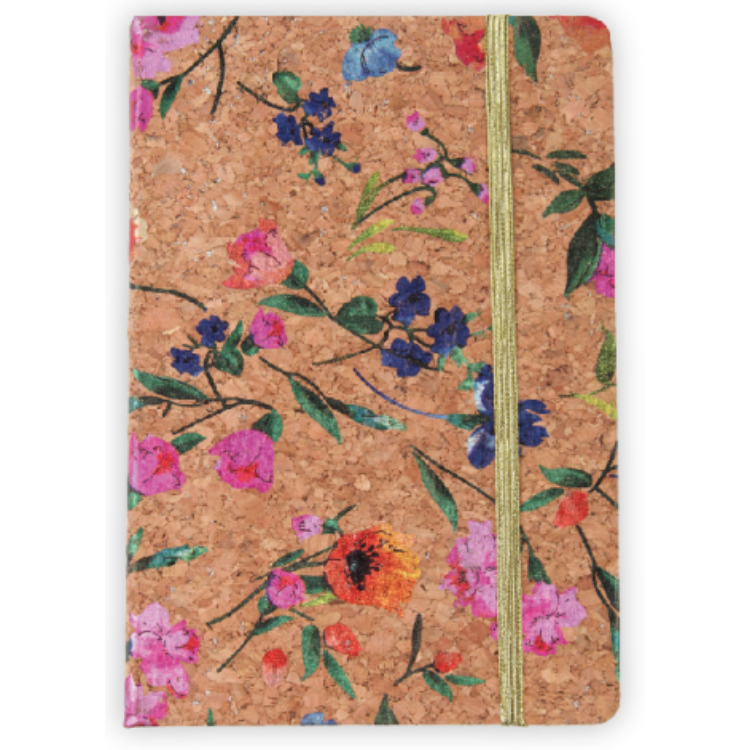 Custom A5 Cork Cover Notebooks with Floral Prints – OEM/ODM Supplier