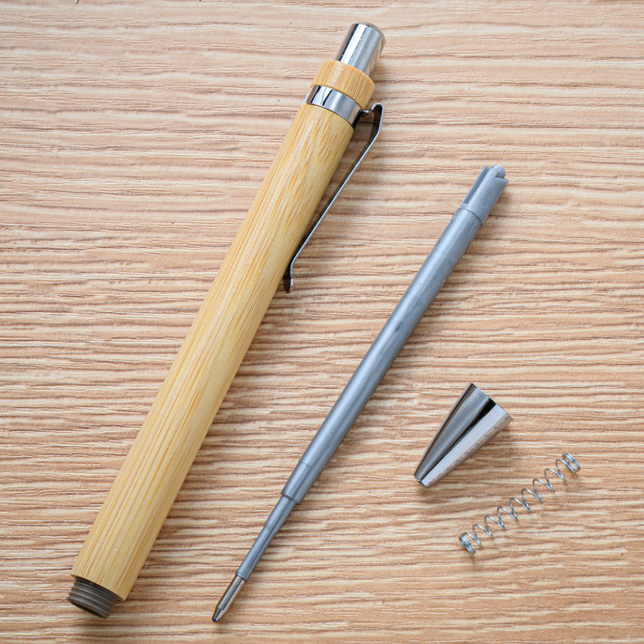 Sunyale Natural Bamboo Gel Ball Pen — OEM/ODM Custom Logo