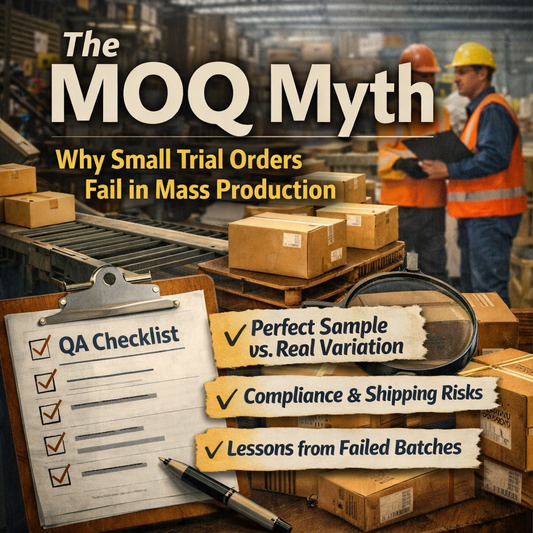 The MOQ Myth: Why Small Trial Orders Fail Quality Checks (and How Retail Buyers Can Stop It)