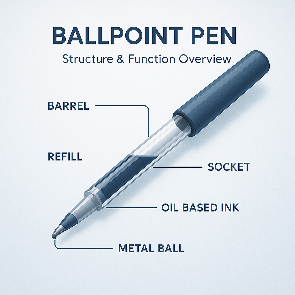 Exploded Pen Tips What Is a Ballpoint Pen How It Works and OEM Options from Sunyale