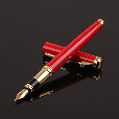 Sunyale LuxeBlack Luxury Metal Fountain Pen — Custom Engraved Classic