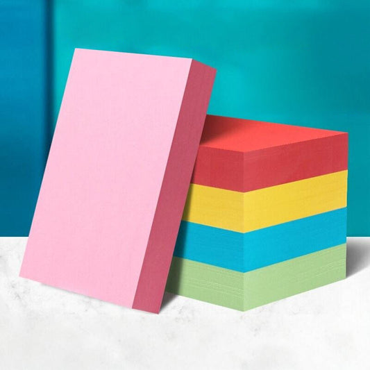 Sunyale Wholesale Assorted Colored Paper Packs (A5 / A4) - For Crafts & Office